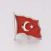 Türk Bayrağı Gümüş Rozet