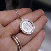 Ayetel Kürsi Taşlı Kolye
