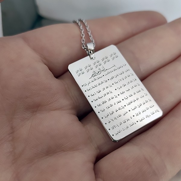 Sekine Duası Gümüş Kolye