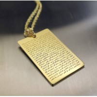Vakıa Suresi Gümüş Kolye