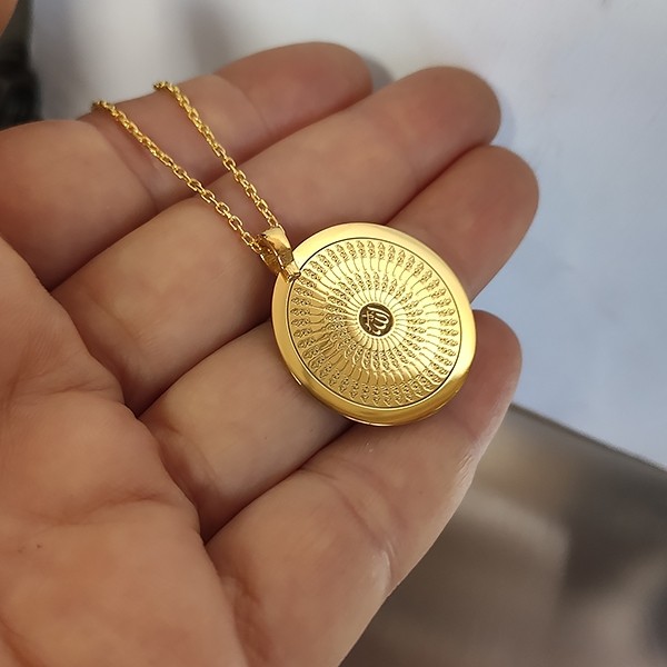 150 Besmele Gümüş Kolye