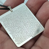 Enfal Suresi Gumus Kolye