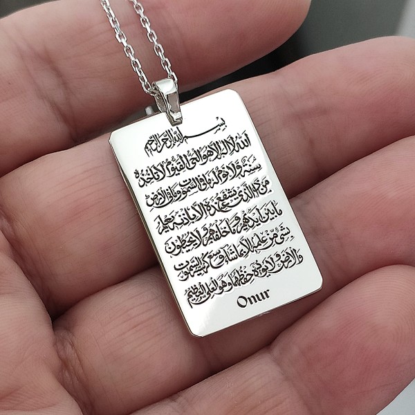 Ayetel kürsi kolye