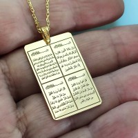 İsminizin esması ayetel kürsi nazar felak nas fatiha ihlas ismi azam vefk kolye